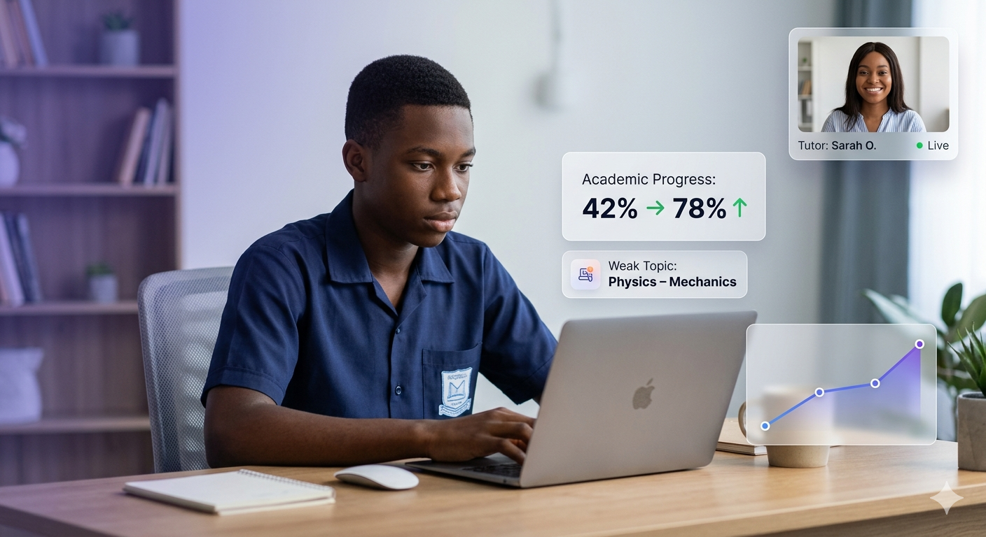 Student performance dashboard - Tutorial Haven
